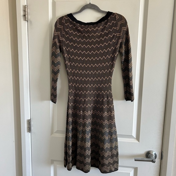 MISSONI Stripped Knee-Length Dress Size 4 - Picture 6 of 11